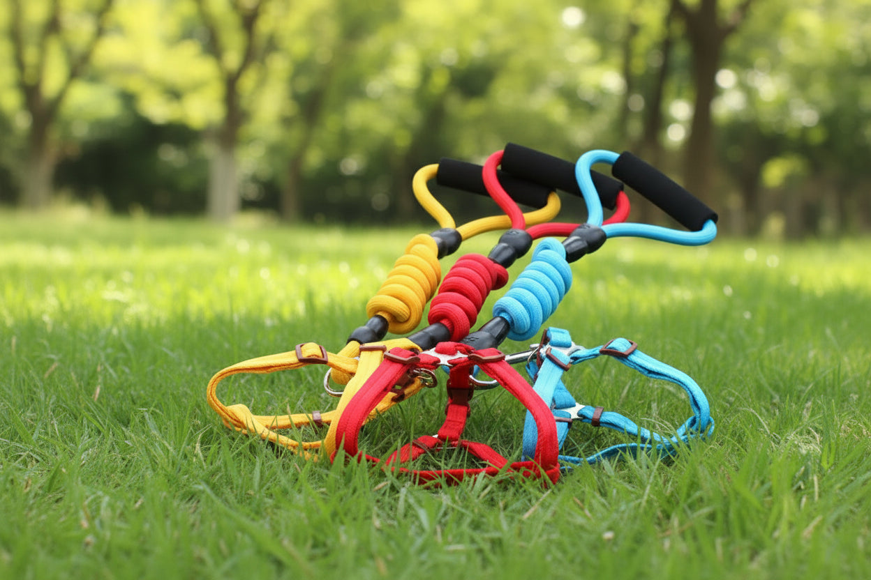 ComfortHarness Set – Nylon Hundegeschirr + Führleine (1,20 m)