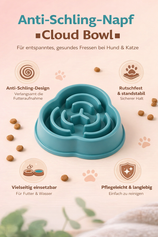 CloudBowl – Anti-Schling Futterschale