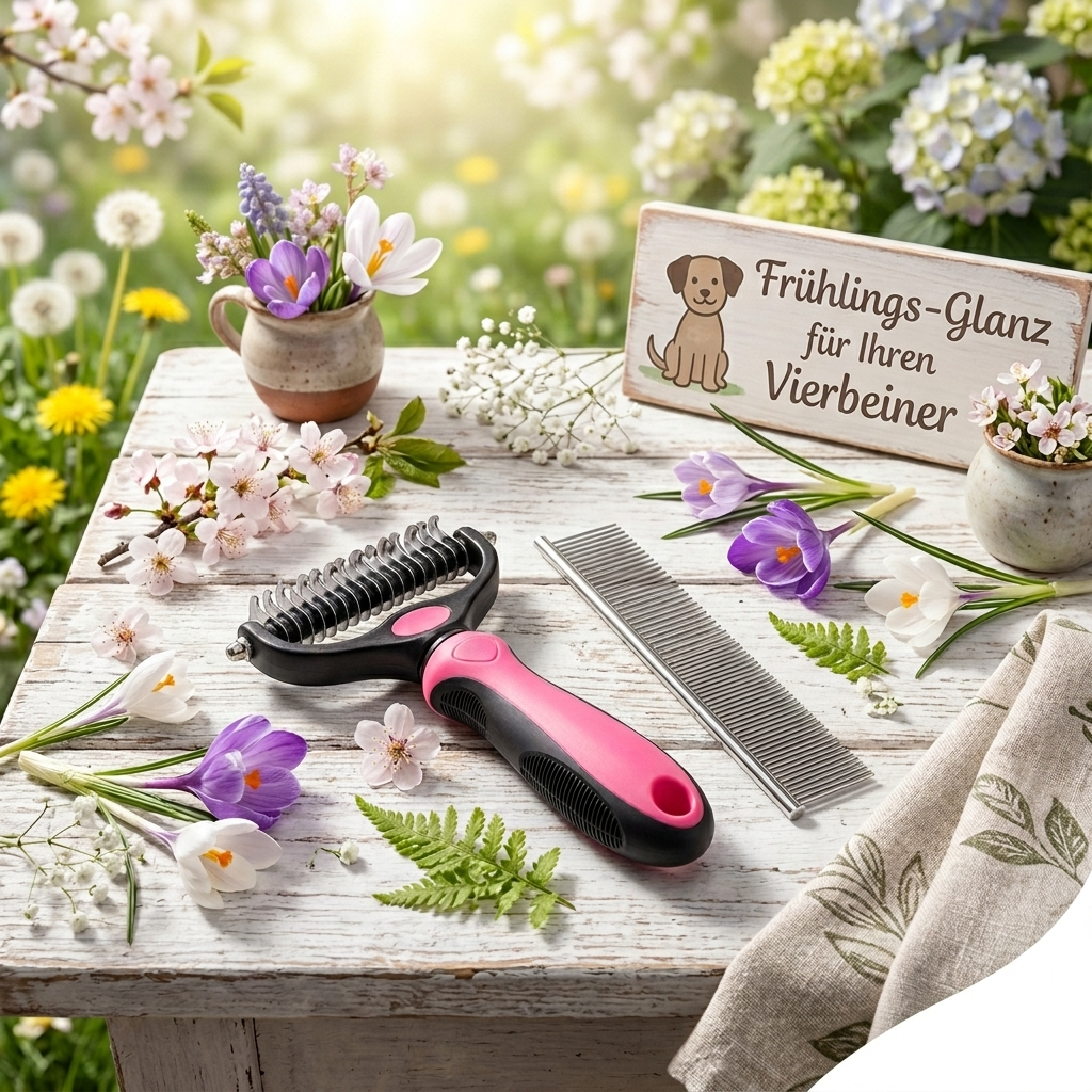 GroomDuo Set – Entfilzungsrechen und Stahlkamm für Hund und Katze