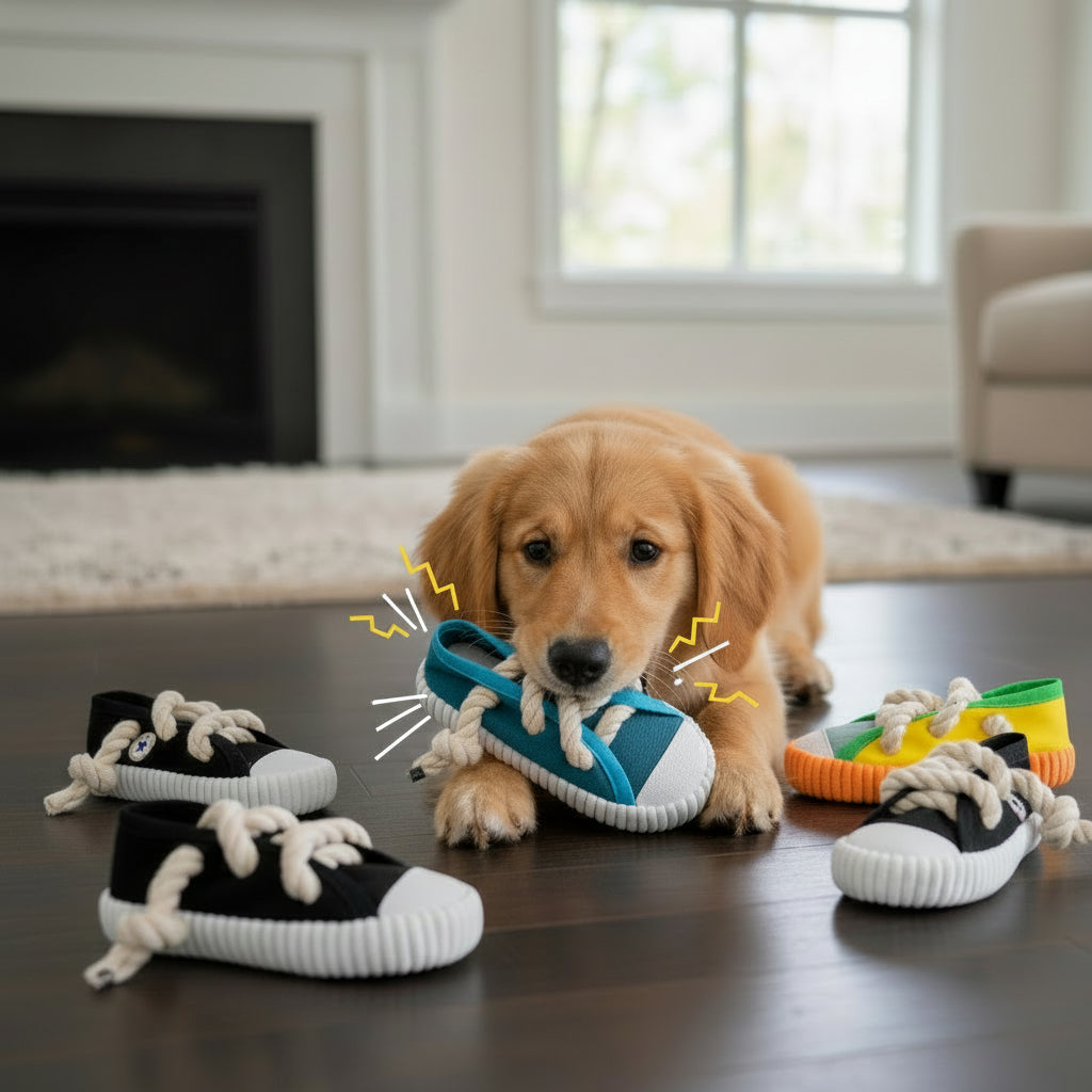 ChewSneak – Quietschendes Kauspielzeug zur Beschäftigung für Hunde