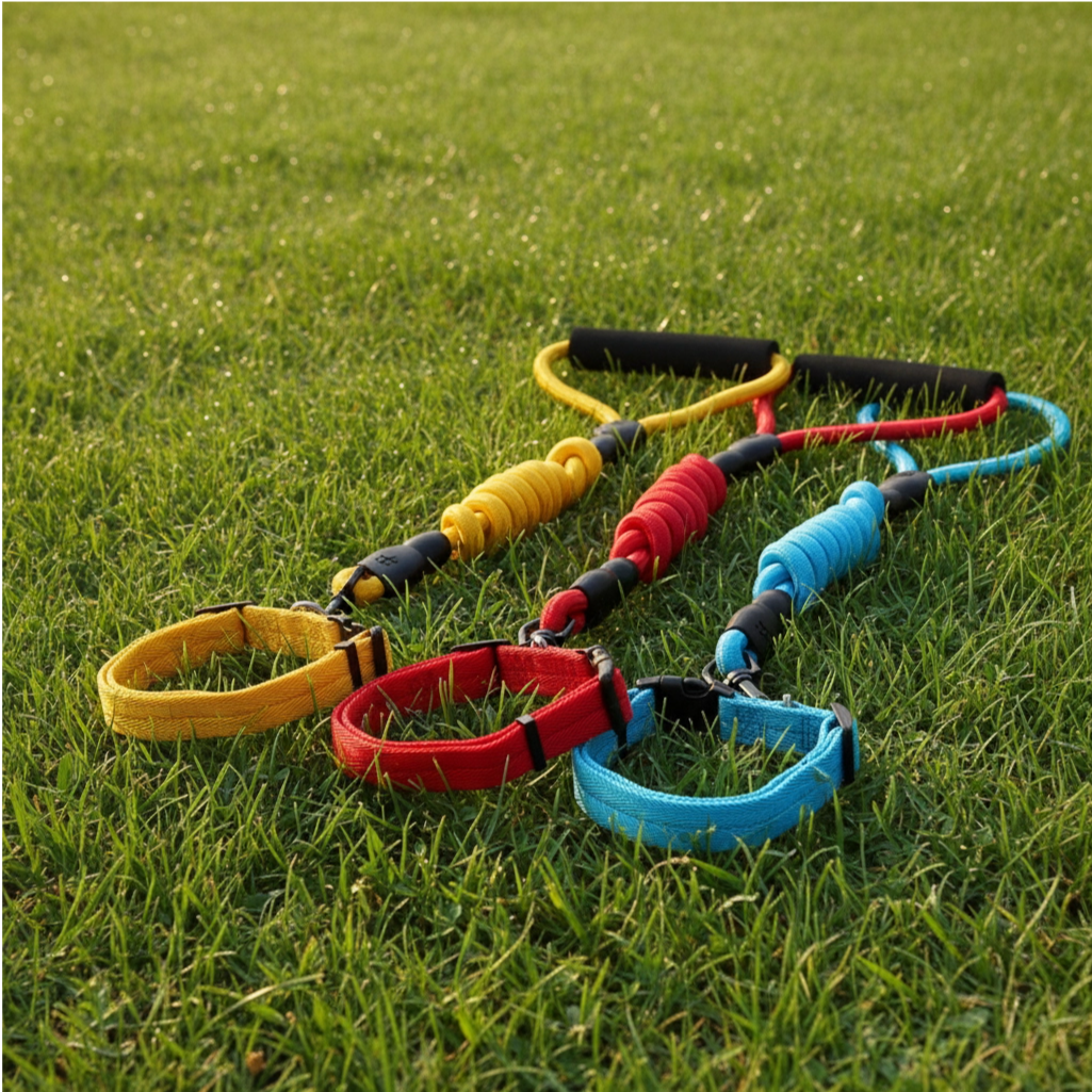 ComfortHarness Set – Nylon Hundegeschirr + Führleine (1,20 m)